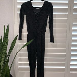 Lace up Long sleeve jumper